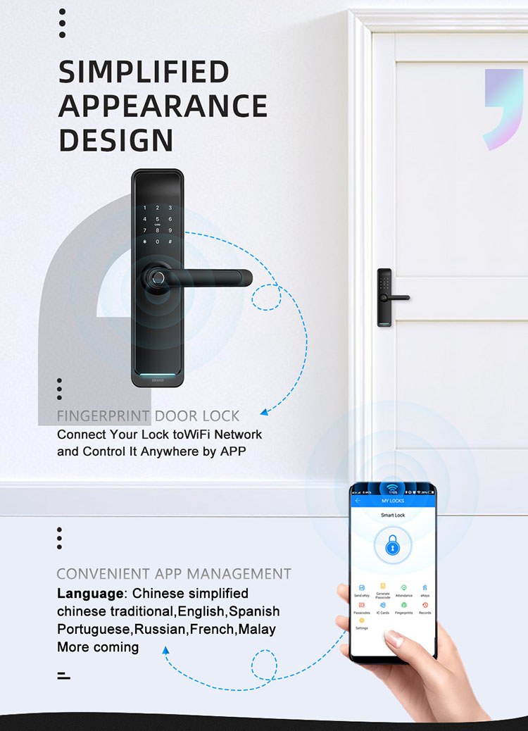 L'avantage de la serrure de porte à empreinte digitale